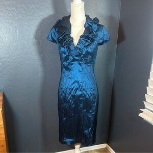 Adrianna Papell Blue Dress in EUC